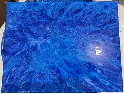 Colander Pour Blue