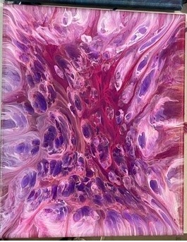 Colander Pour Pink Purple