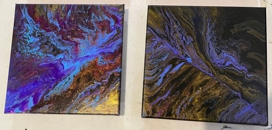 Dirty Pour Blue Dark